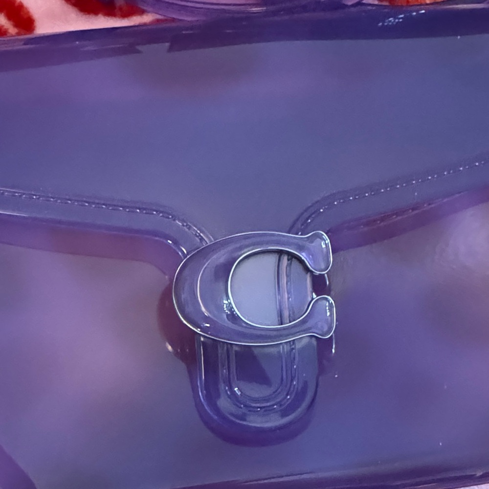 Coach Glossy Purple Crossbody Bag jelly tabby - Picture 3 of 8